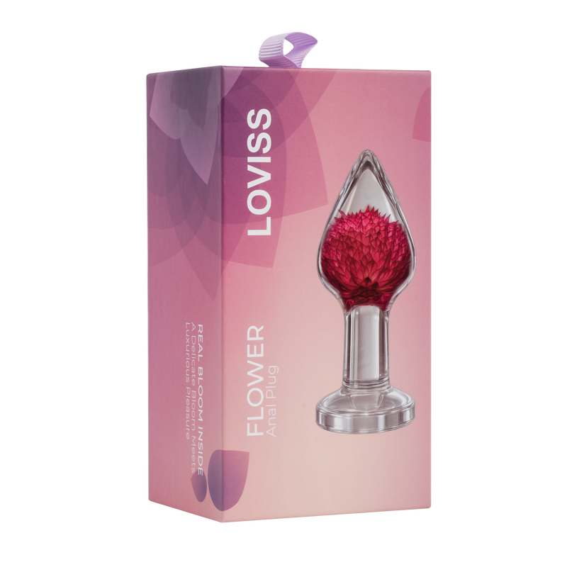 LOVISS - Gomphrena Globosa - Garden Flower Buttplug – Transparant