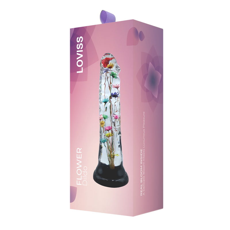LOVISS - Helichrysum Garden Flower Dildo Texture - Transparant