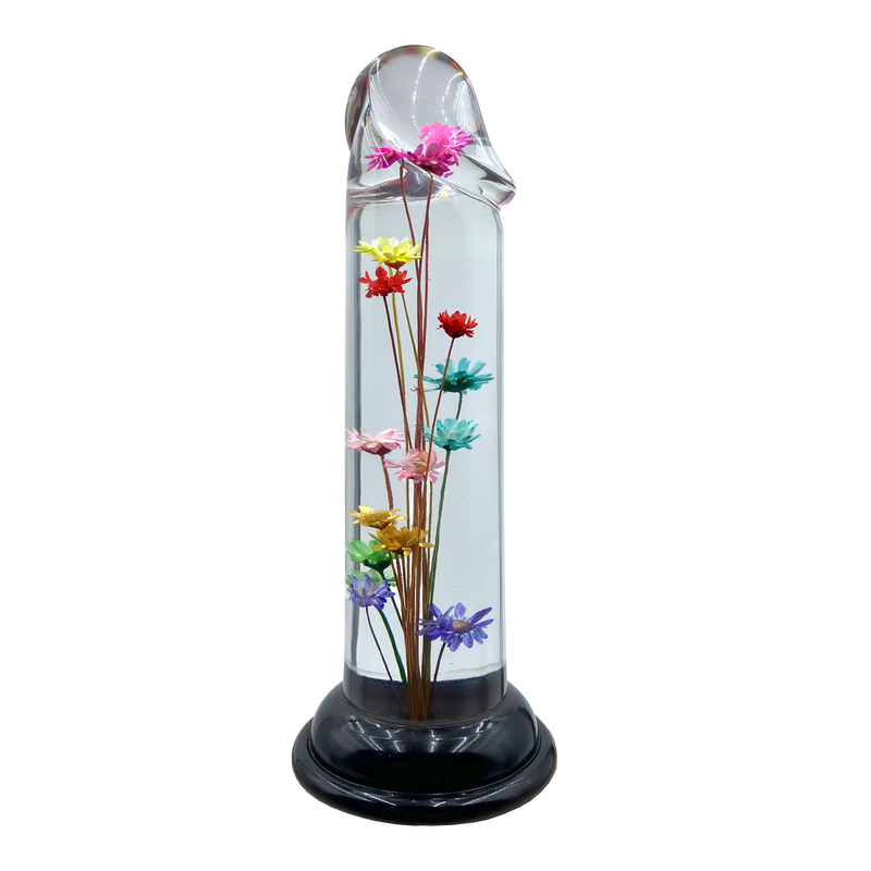 LOVISS - Helichrysum Garden Flower Dildo Smooth - Transparant