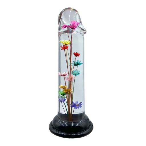 LOVISS - Helichrysum Garden Flower Dildo Smooth - Transparant