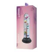 LOVISS - Helichrysum Garden Flower Dildo Smooth - Transparant