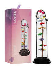 LOVISS - Helichrysum Garden Flower Dildo Smooth - Transparant