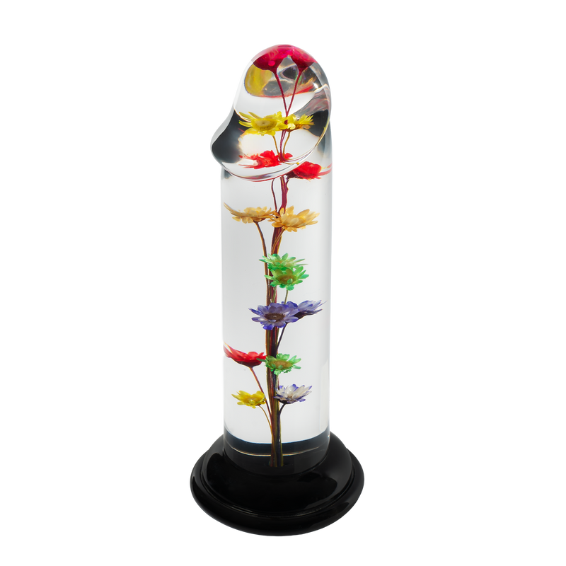 LOVISS - Helichrysum Garden Flower Dildo Smooth - Transparant