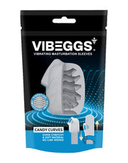 VIBEGGS - Candy Curves - Vibrerende Masturbatie Sleeve èn Vinger Vibrator - Wit