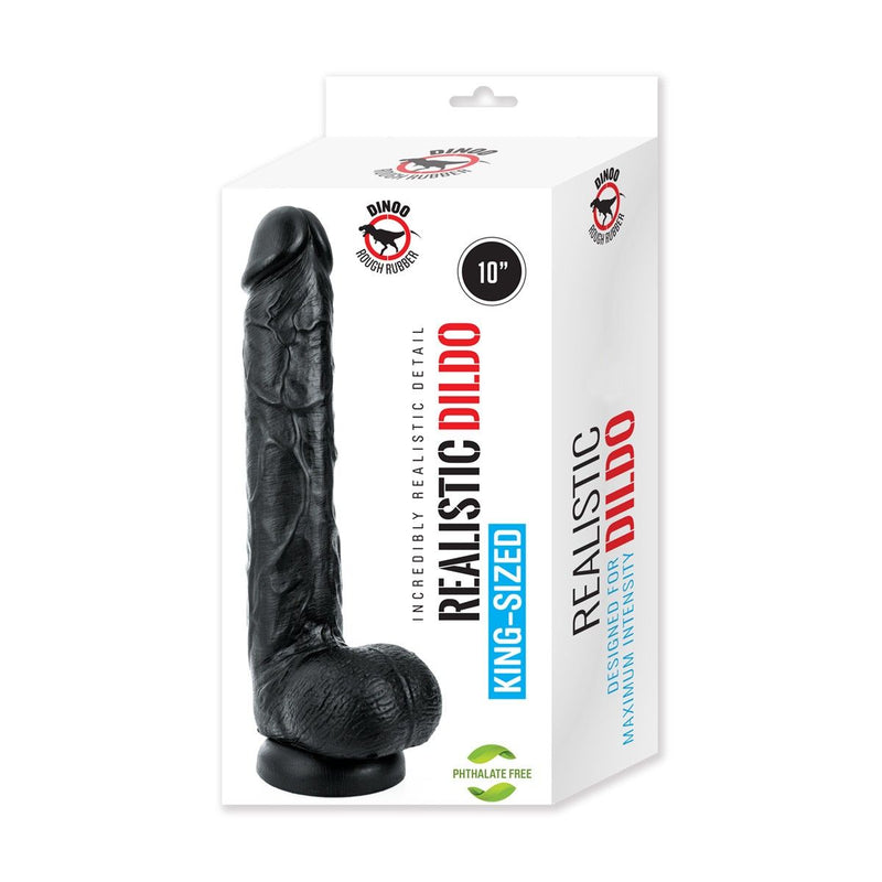 Dinoo - Kong - XXL Dildo - 26 x 4.5 cm - Zwart