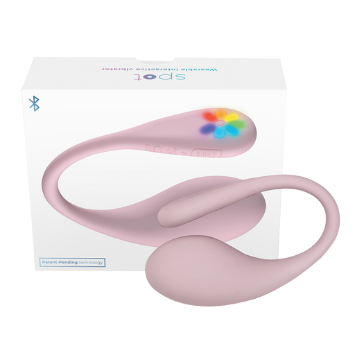 Kiiroo - Spot - Draagbaar Interactief Vibrerend Eitje - Kiss Me - Roze