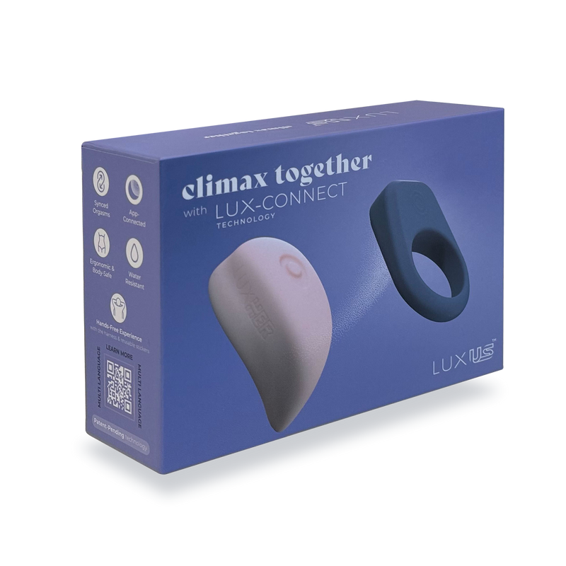 Luxus - Interactieve Sex Toys voor koppels- App Control - roze/blauw
