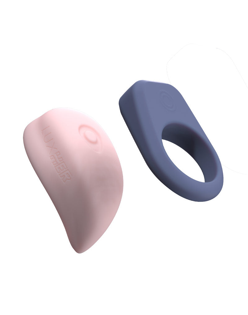 Luxus - Interactieve Sex Toys voor koppels- App Control - roze/blauw