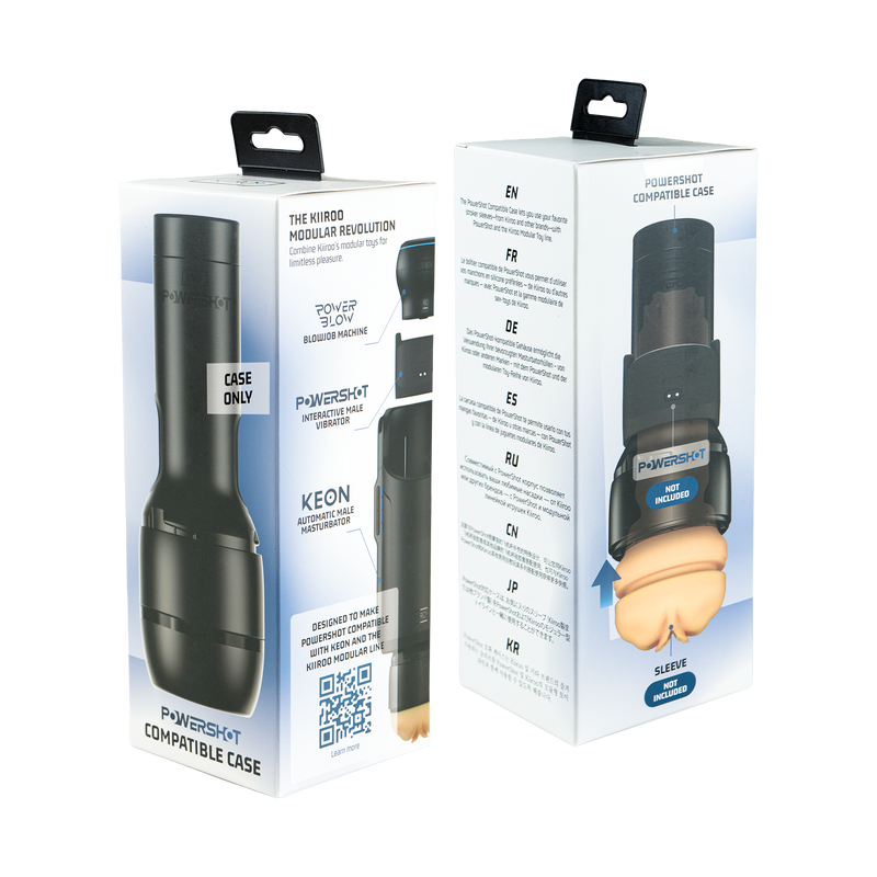 KIIROO - PowerShot Compatible Stroker Case - Zwart