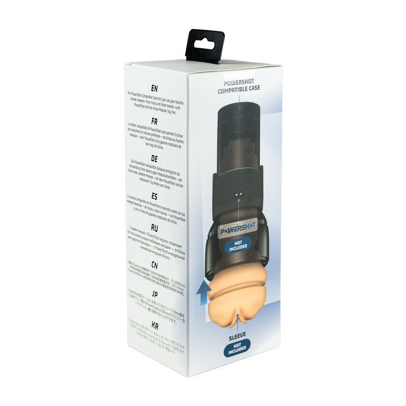 KIIROO - PowerShot Compatible Stroker Case - Zwart