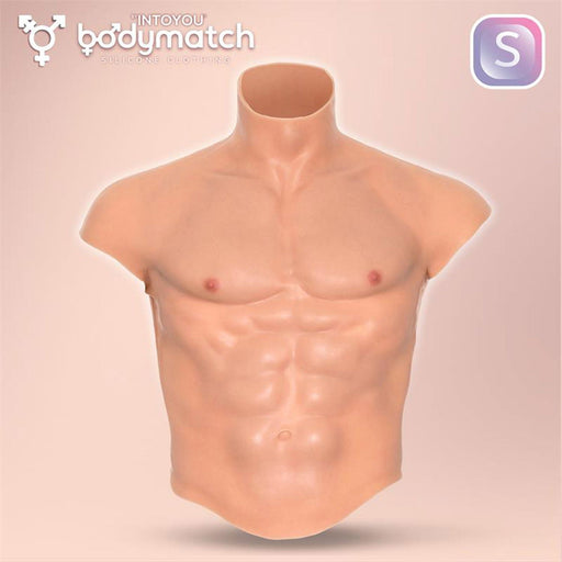 Bodymatch - Boomax - Hyperrealistisch Siliconen Mannelijk Bovenlichaam - Lichte Huidskleur