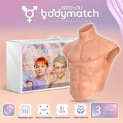Bodymatch - Boomax - Hyperrealistisch Siliconen Mannelijk Bovenlichaam - Lichte Huidskleur