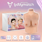 Bodymatch - Booskin - Realistische Siliconen Borstprothese - Lichte Huidskleur