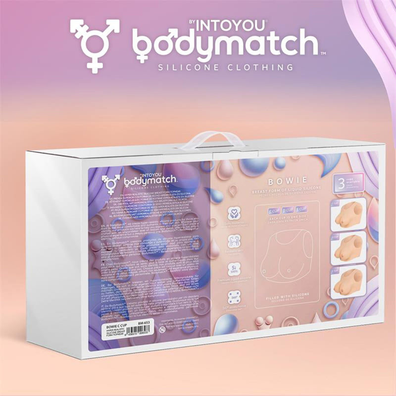 Bodymatch - Bowie - Realistische Siliconen Borstprothese - Lichte Huidskleur