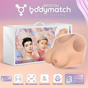 Bodymatch - Bowie - Realistische Siliconen Borstprothese - Lichte Huidskleur
