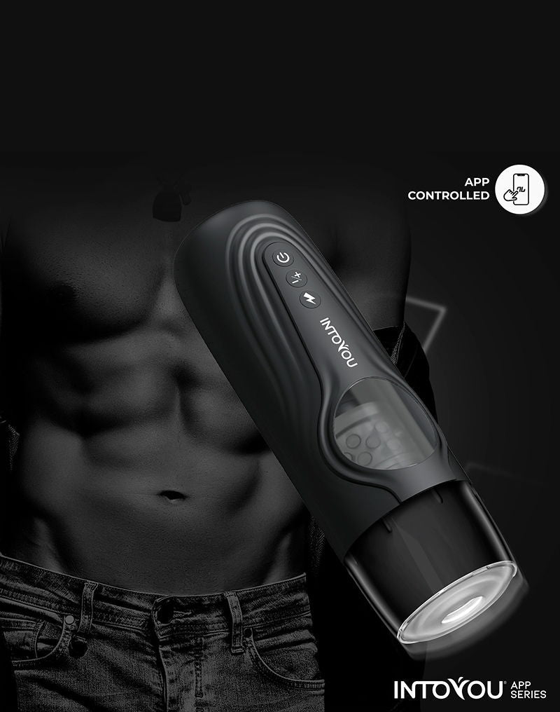 IY - Egor - App Bediende Masturbator met Trusting & Rotatie – Zwart