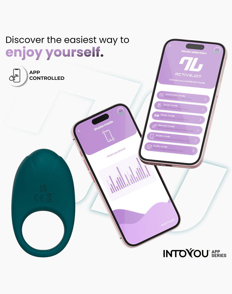 IY - Ringo - Vibrerende Cockring - App-bediening - Groen