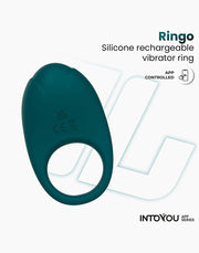 IY - Ringo - Vibrerende Cockring - App-bediening - Groen