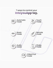 IY Salma - Wand Vibrator met draaiende tong - App-Controlled - Paars
