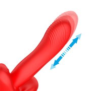 IY - Vyron - Stotende & Knabbelende Vibrator - Rood