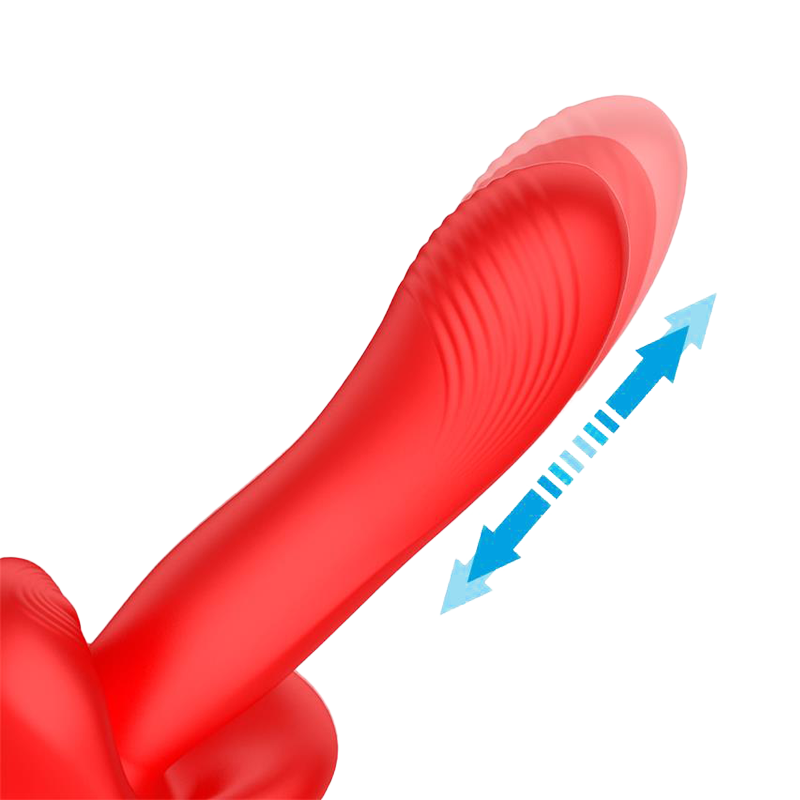 IY - Vyron - Stotende & Knabbelende Vibrator - Rood