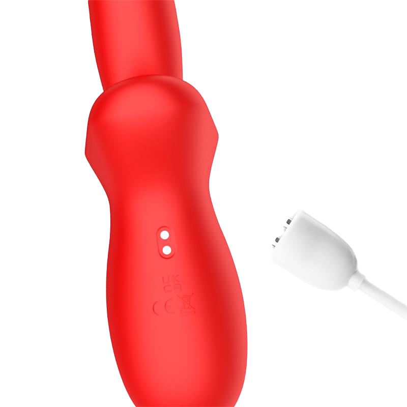 IY - Vyron - Stotende & Knabbelende Vibrator - Rood