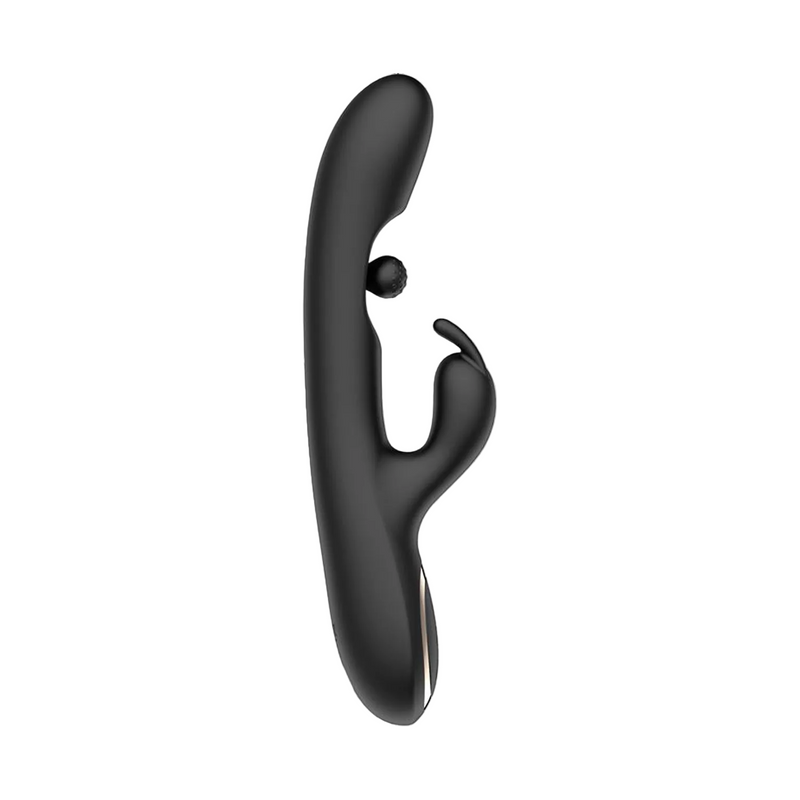 IY - Patty - Rabbit Vibrator met Roterende Bal - Zwart
