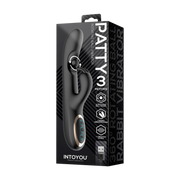 IY - Patty - Rabbit Vibrator met Roterende Bal - Zwart