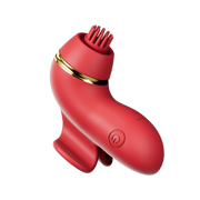IY - Beeny - Multifunctionele vibrator - Met 4 Opzetstukjes - Rood