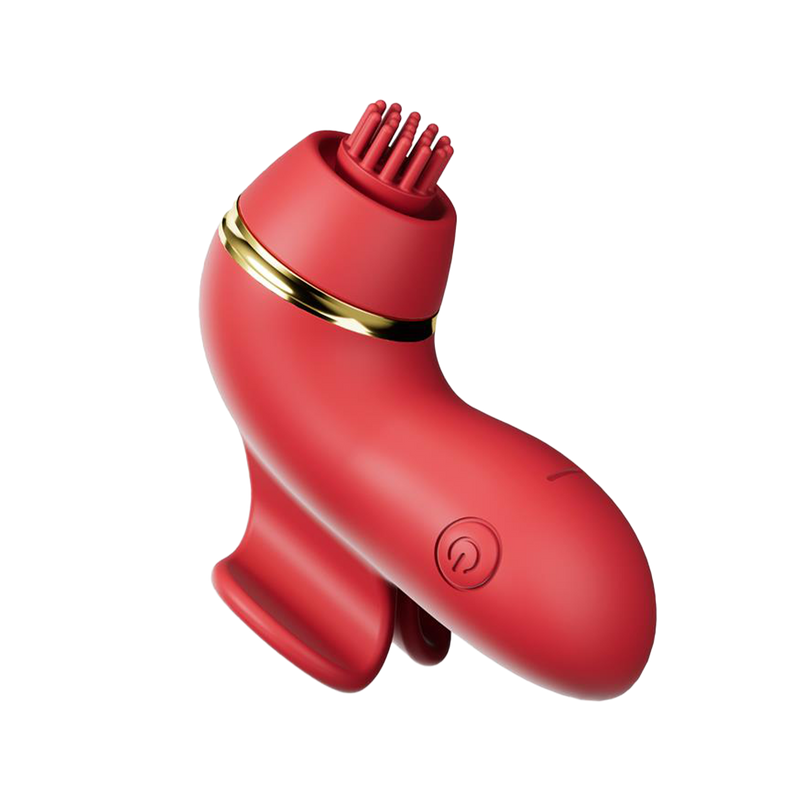 IY - Beeny - Multifunctionele vibrator - Met 4 Opzetstukjes - Rood