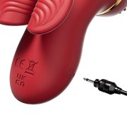 IY - Beeny - Multifunctionele vibrator - Met 4 Opzetstukjes - Rood