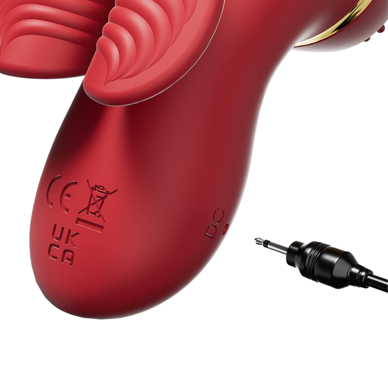 IY - Beeny - Multifunctionele vibrator - Met 4 Opzetstukjes - Rood