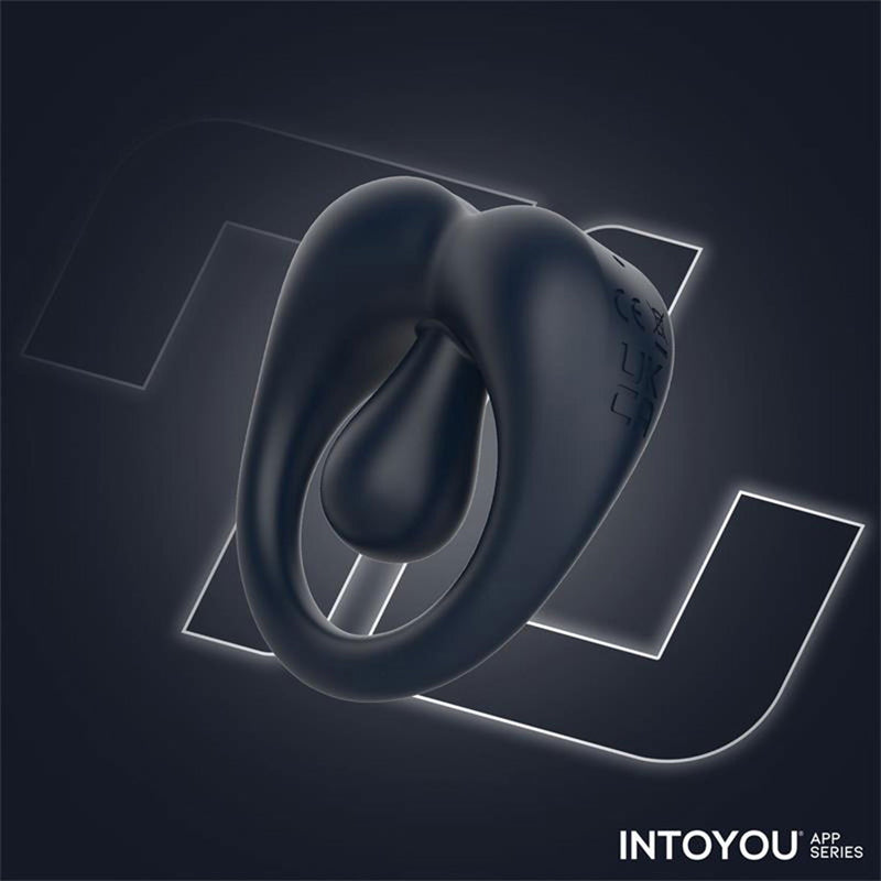IY - Kenny - Cockring met Clitoris Stimulator - App Control - Nachtblauw