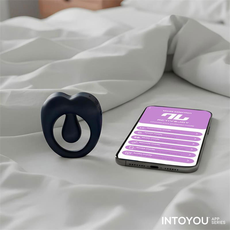 IY - Kenny - Cockring met Clitoris Stimulator - App Control - Nachtblauw