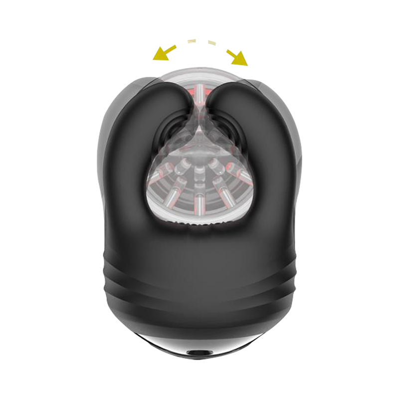 IY - Torky - Compressing Rotating Masturbator with App Control - Zwart
