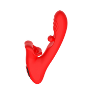 IY - Franky - Knabbelende Vibrator met Roterende Bal - Met App Control - Rood