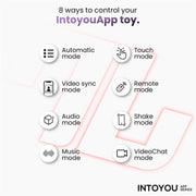 IY - Franky - Knabbelende Vibrator met Roterende Bal - Met App Control - Rood