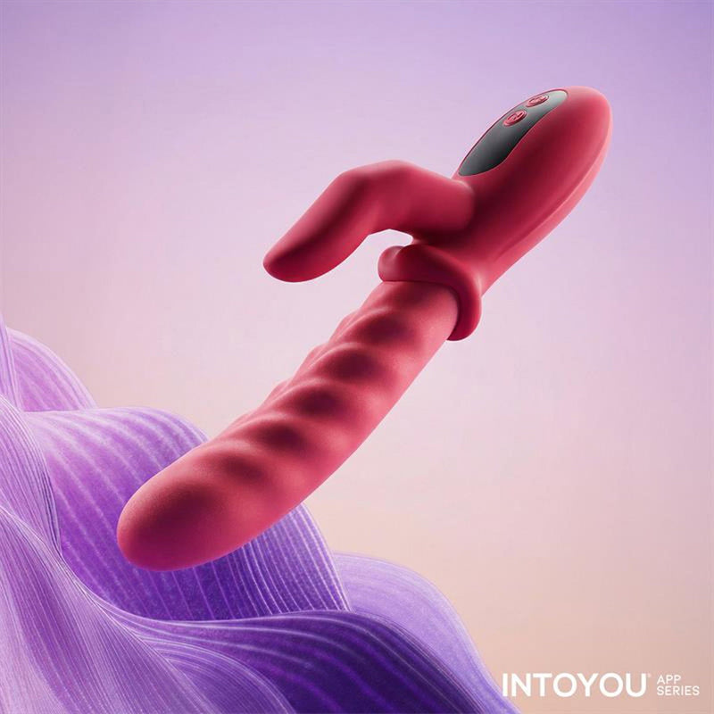 IY - Tingly - Golvende Vibrator met Vinger - App Control - Roze