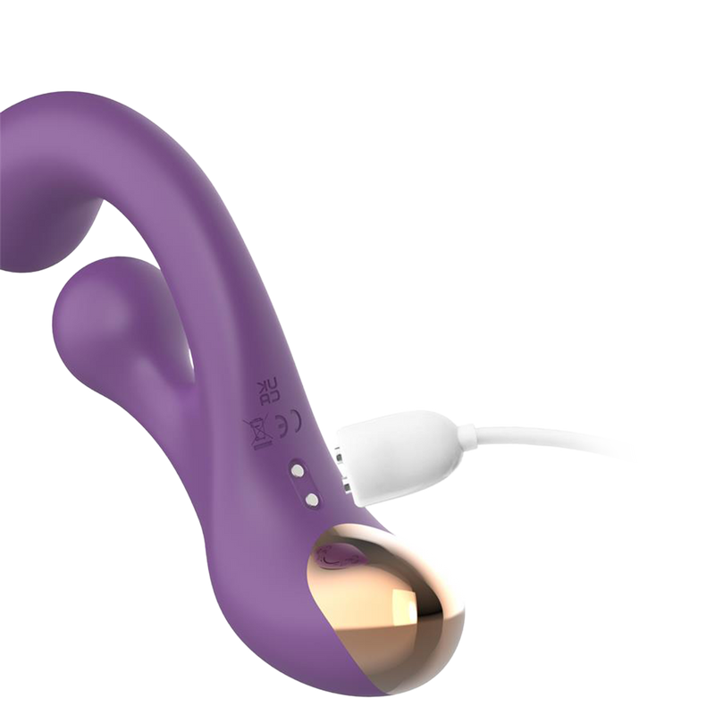 IY - Rolyx - 360º Ronddraaiende Rabbit Vibrator - Paars