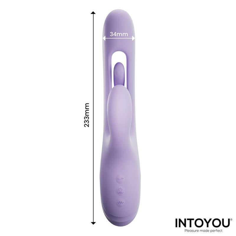Intoyou - Annia 3 - G-spot Vibrator met Vingerbeweging - Lila-Erotiekvoordeel.nl