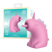 ER - Cupcake Unicorn - Clitoris Vibrator met 360° Roterende Tong - Roze