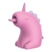 ER - Cupcake Unicorn - Clitoris Vibrator met 360° Roterende Tong - Roze