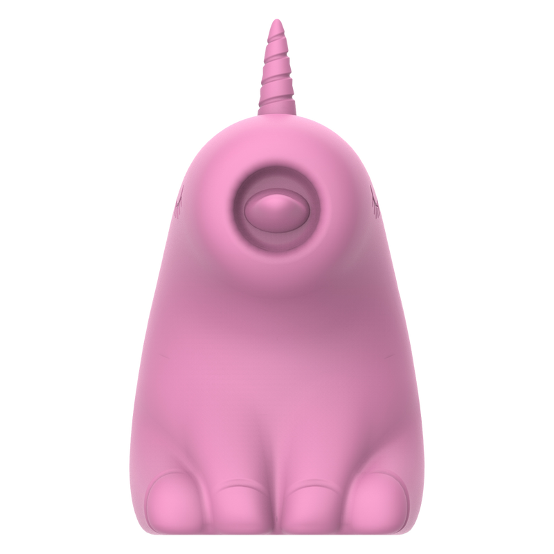 ER - Cupcake Unicorn - Clitoris Vibrator met 360° Roterende Tong - Roze