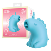 ER - Snowflake Unicorn - Clitoris Vibrator met Likkende Tong - Blauw