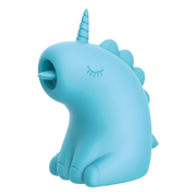 ER - Snowflake Unicorn - Clitoris Vibrator met Likkende Tong - Blauw