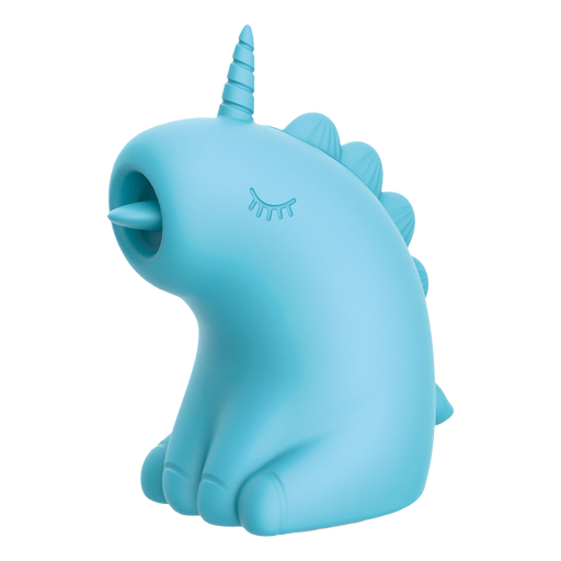 ER - Snowflake Unicorn - Clitoris Vibrator met Likkende Tong - Blauw
