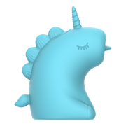 ER - Snowflake Unicorn - Clitoris Vibrator met Likkende Tong - Blauw