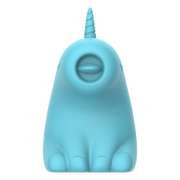 ER - Snowflake Unicorn - Clitoris Vibrator met Likkende Tong - Blauw