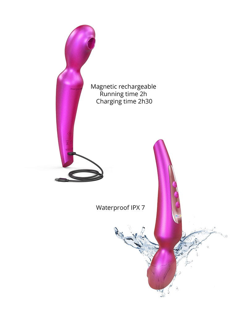 Love to Love - Pleaser - Wand Vibrator - Iridescent Berry