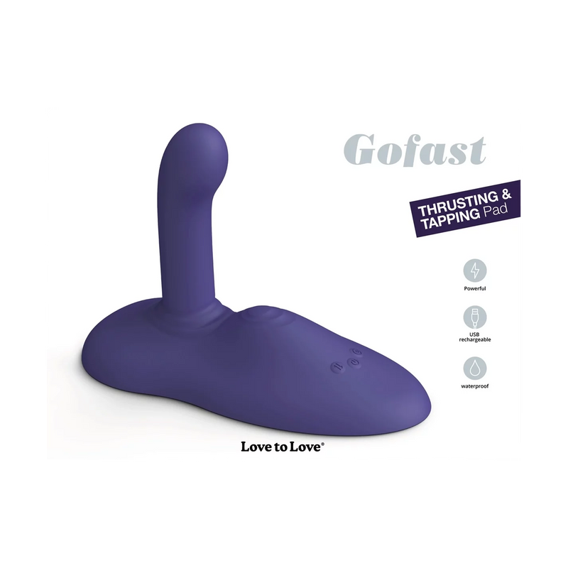 Love to Love – GOFAST - Zit-vibrator - Hands-free Vibrator - Vibrator-kussen - Midnight Indigo